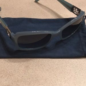 Light blue Tory Burch sunglasses